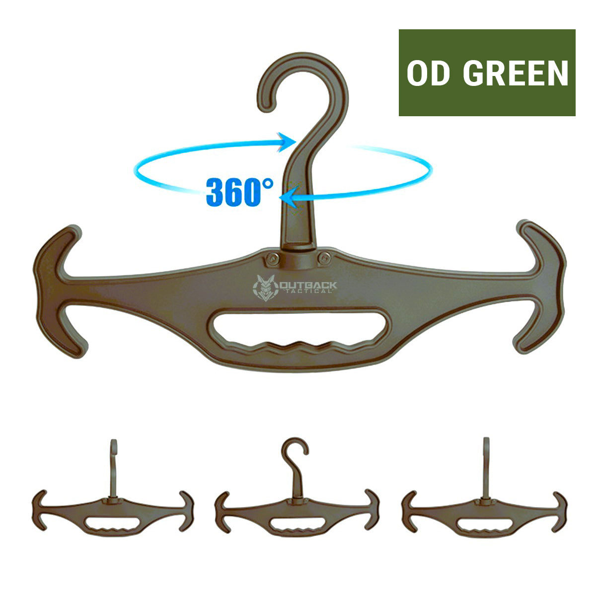 Outback Tactical Rotating Tactical Hanger – OD GREEN
