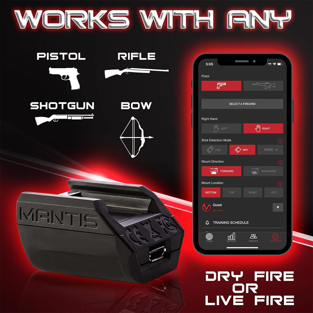 Mantis X10 Elite Shooting Performance System