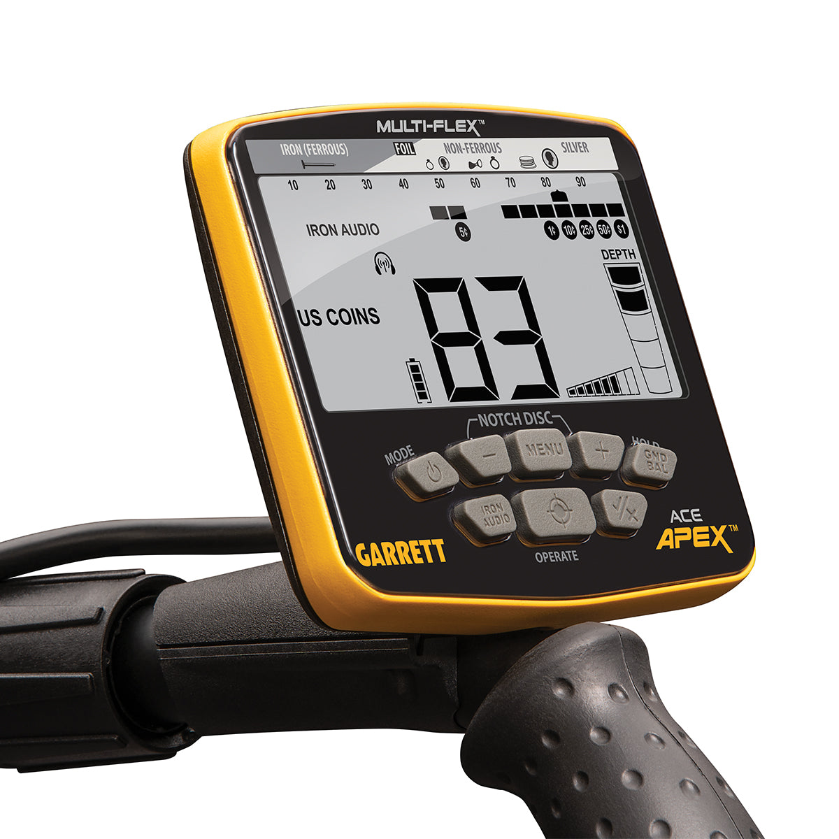 Garrett ACE APEX 8.5" x 11" Coil Wireless Package