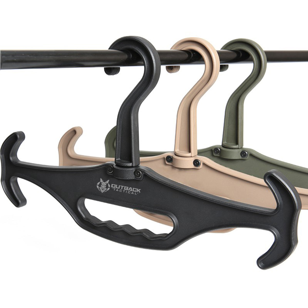 Outback Tactical Rotating Tactical Hanger – BLACK