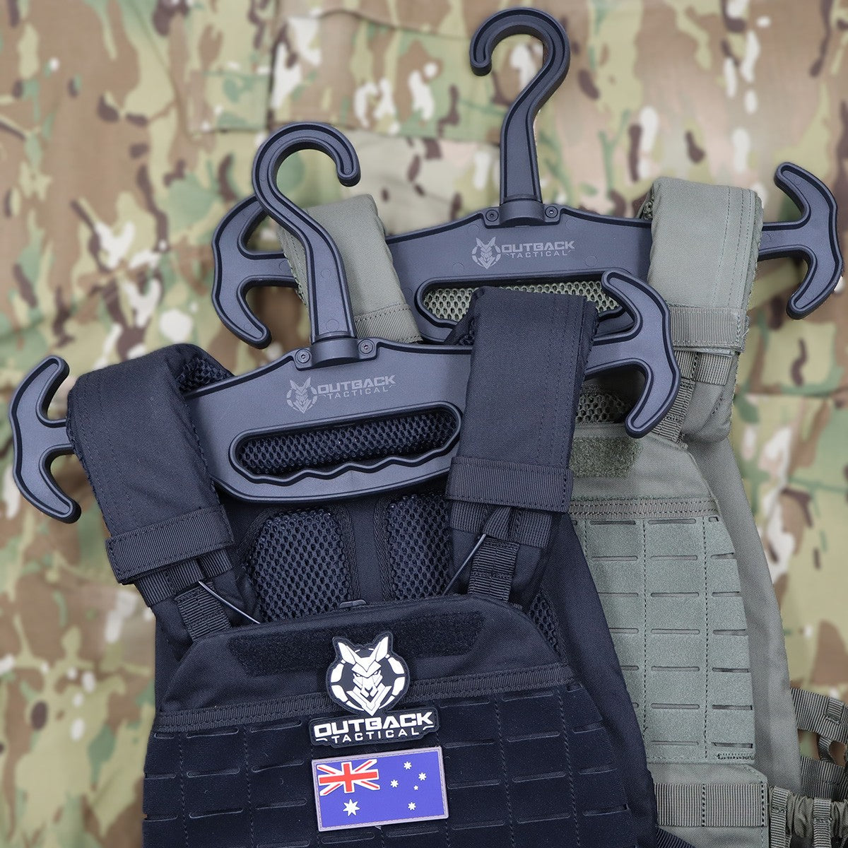 Outback Tactical Rotating Tactical Hanger – BLACK