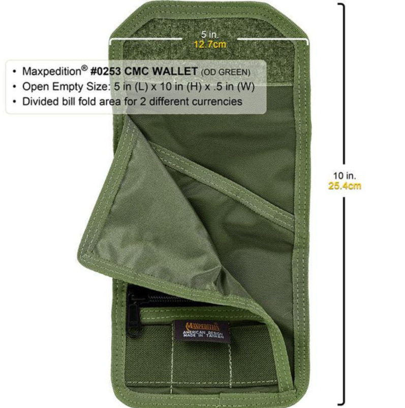 Maxpedition C.M.C. Wallet (OD Green)