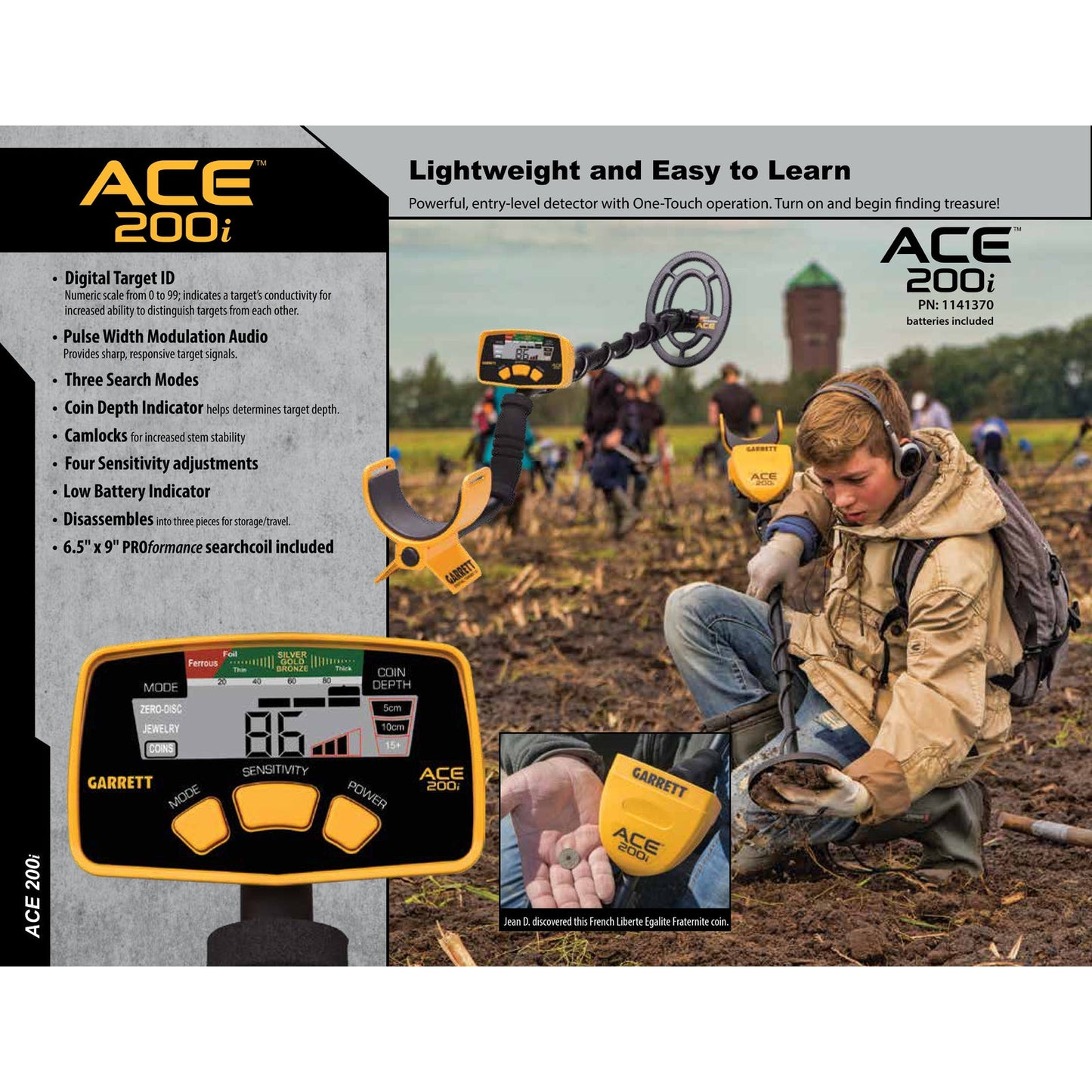Garrett ACE 200i Metal Detector