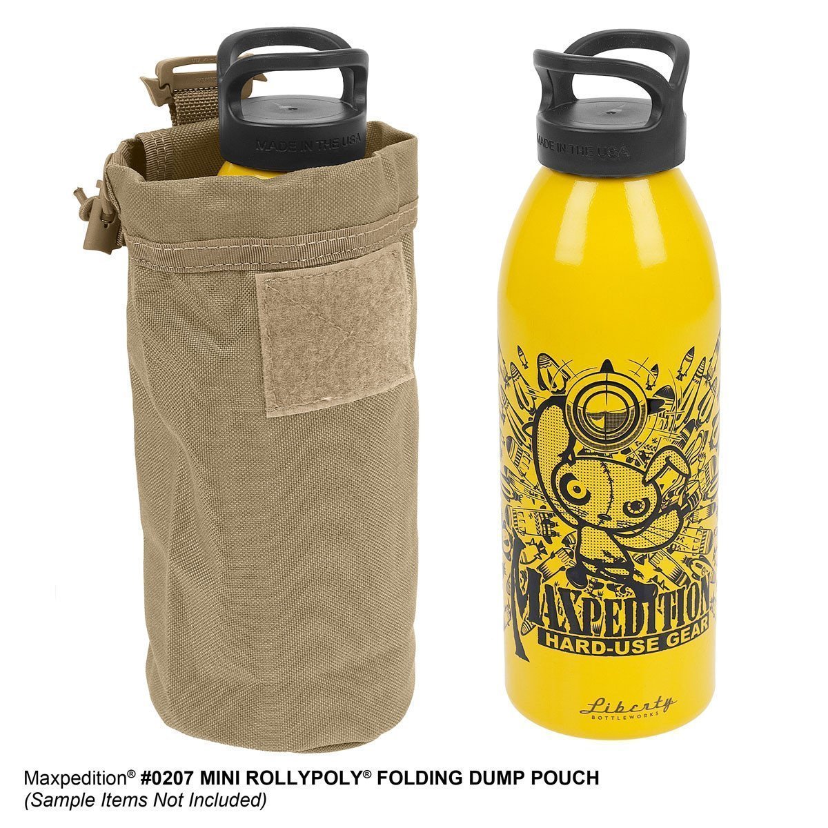 Maxpedition Mini Rollypoly Folding Dump Pouch (Wolf Gray)