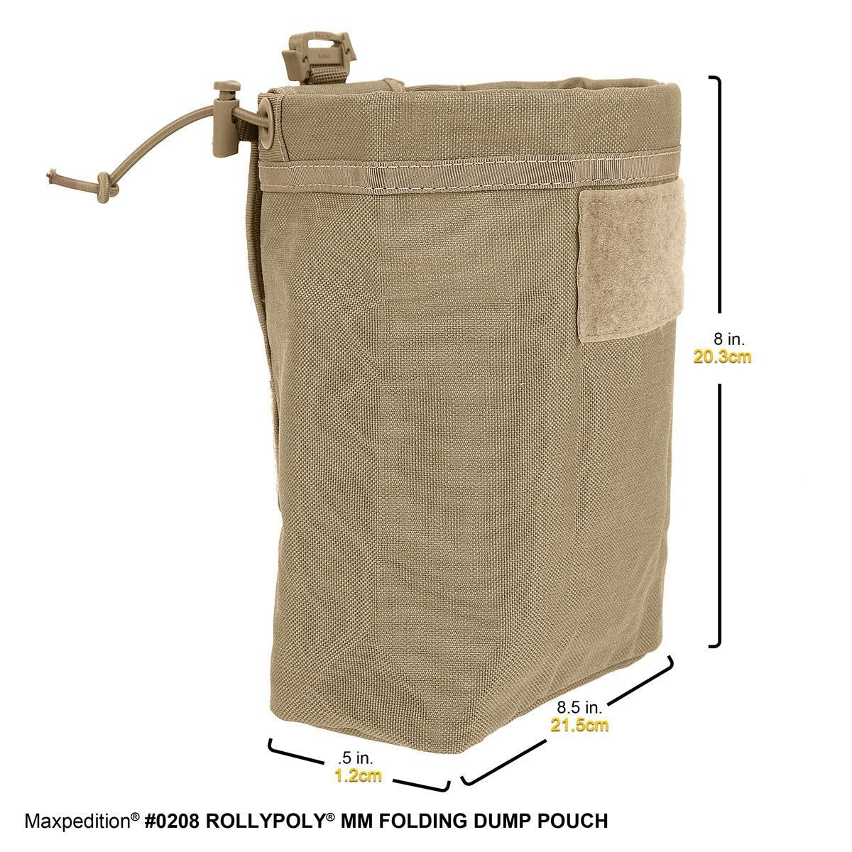 Maxpedition Mega Rollypoly Folding Dump Pouch (OD Green)