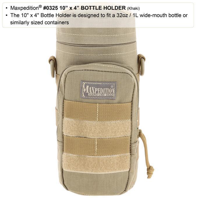 Maxpedition 10" x 4" Bottle Holder (Foliage Green)
