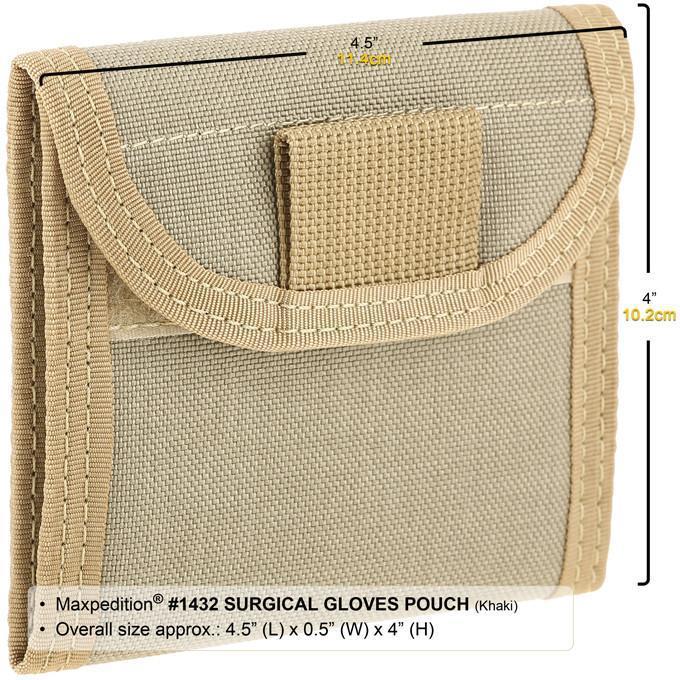 Maxpedition Surgical Gloves Pouch - Black