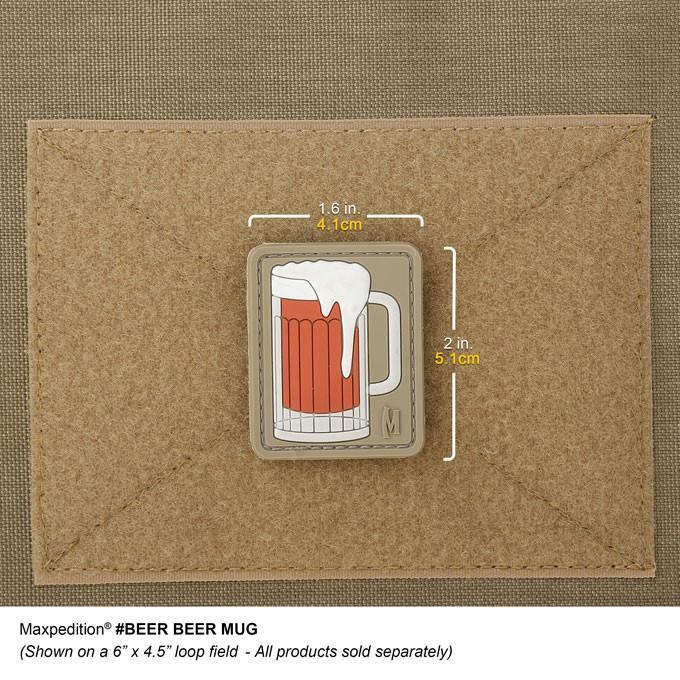 Maxpedition Beer Mug Morale Patch (Arid)