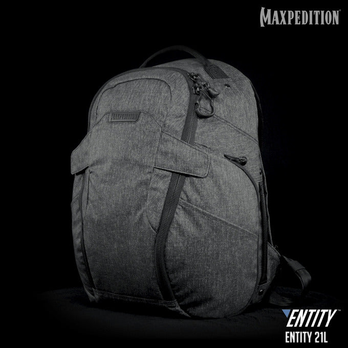 Maxpedition Entity 21 CCW-Enabled EDC Backpack 21L (Charcoal)