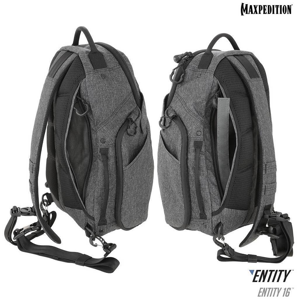 Maxpedition Entity 16 CCW-Enabled EDC Sling Pack 16L-Ash