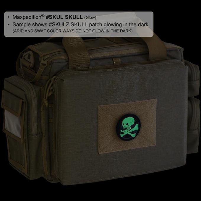 Maxpedition Skull Morale Patch Glow