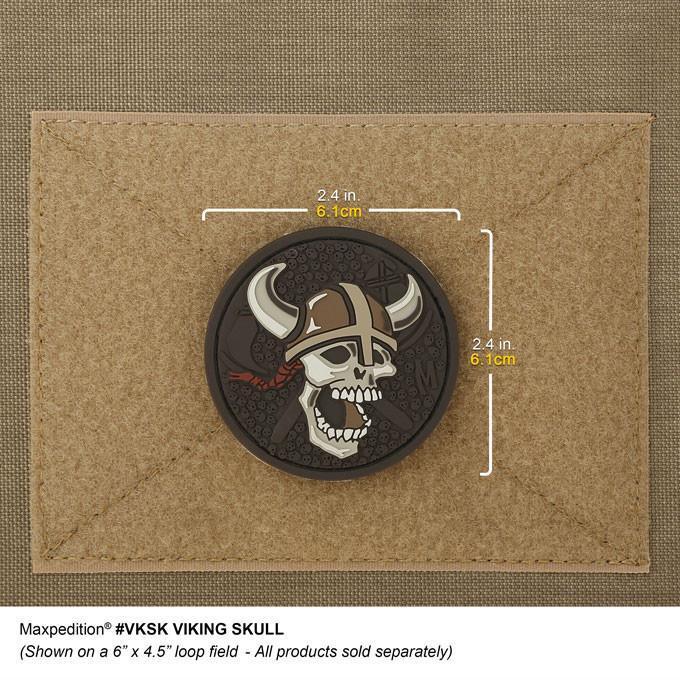 Maxpedition Viking Skull Morale Patch SWAT