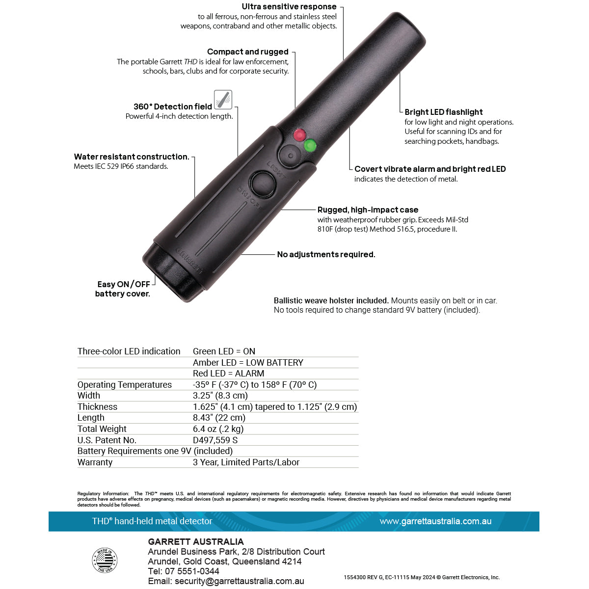 THD Hand-Held Detector