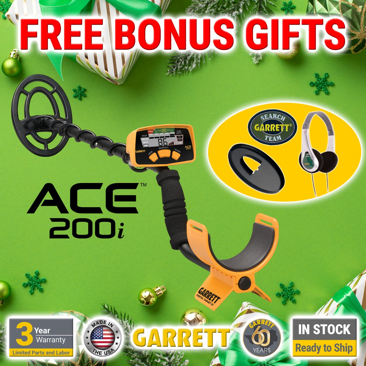 Garrett ACE 200i Metal Detector
