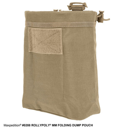 Maxpedition Rollypoly MM Folding Dump Pouch Khaki