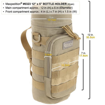 Maxpedition 12" x 5" Bottle Holder (Khaki)