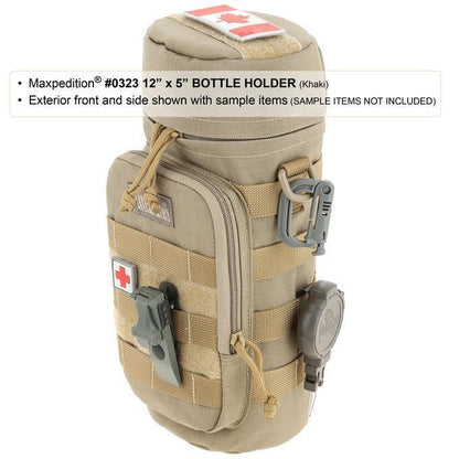 Maxpedition 12" x 5" Bottle Holder (Khaki)