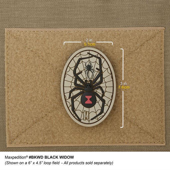 Maxpedition Black Widow Morale Patch (Glow)