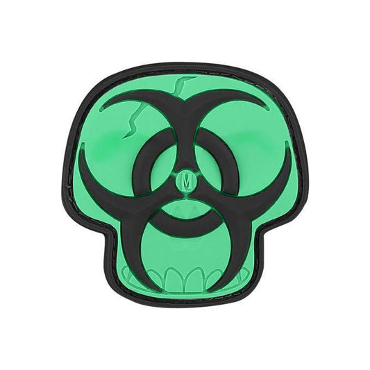 Maxpedition Biohazard Skull Morale Patch (Glow)