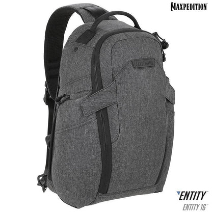 Maxpedition Entity 16 CCW-Enabled EDC Sling Pack 16L-Charcoal