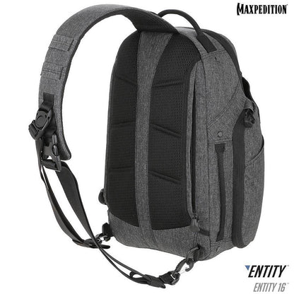Maxpedition Entity 16 CCW-Enabled EDC Sling Pack 16L-Charcoal