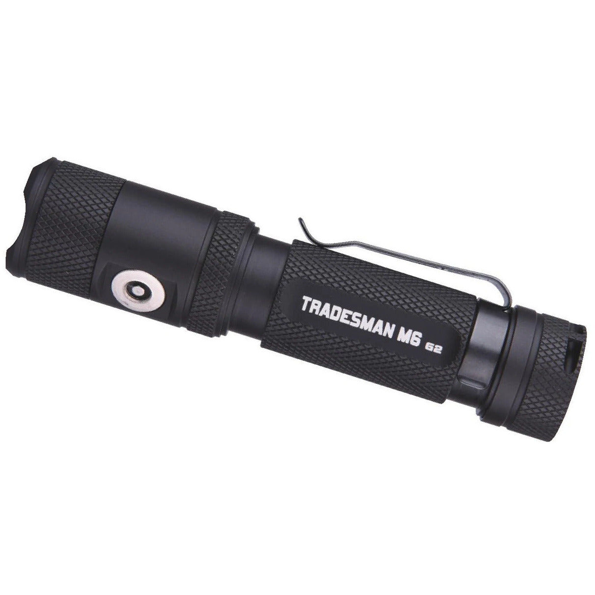 PowerTac TRADESMAN M6-G2 2030 Lumen Magnetic USB Rechargeable LED Flashlight w/Magnetic Base
