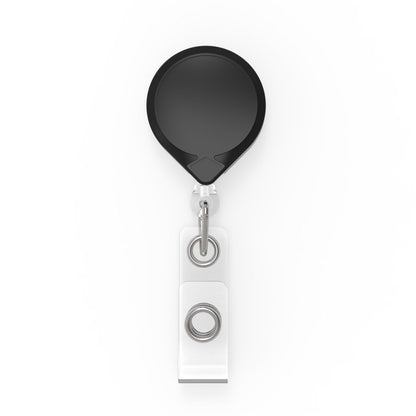 Key-Bak MINI-BAK: 36in Retractable Badge Holder with Belt Clip BLACK